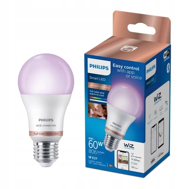 Żarówka Led Smart Philips Smd A60 E27 Rgb