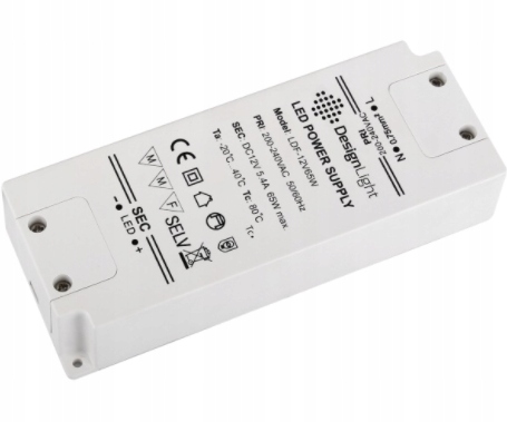Zasilacz Led Standard Plus Design Light 12V 65W