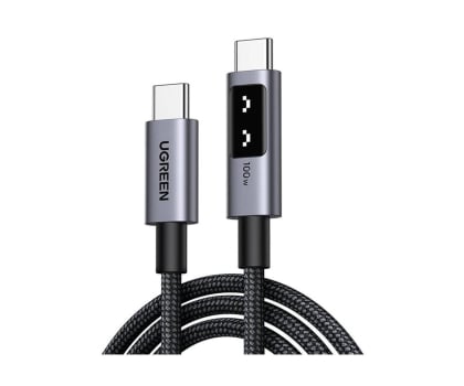 UGREEN Kabel USB-C do USB-C Uno L509 100W 0.5m czarny