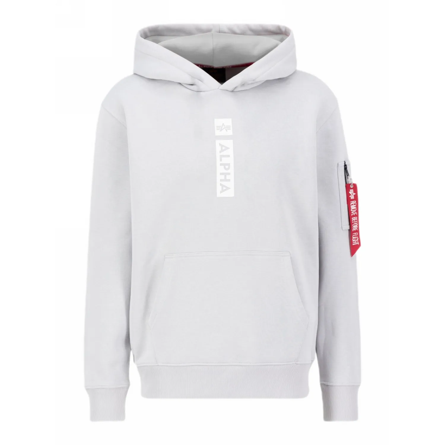 Bluza z kapturem Alpha Industries Alpha PP 146338 666 - Pastel Grey  XL