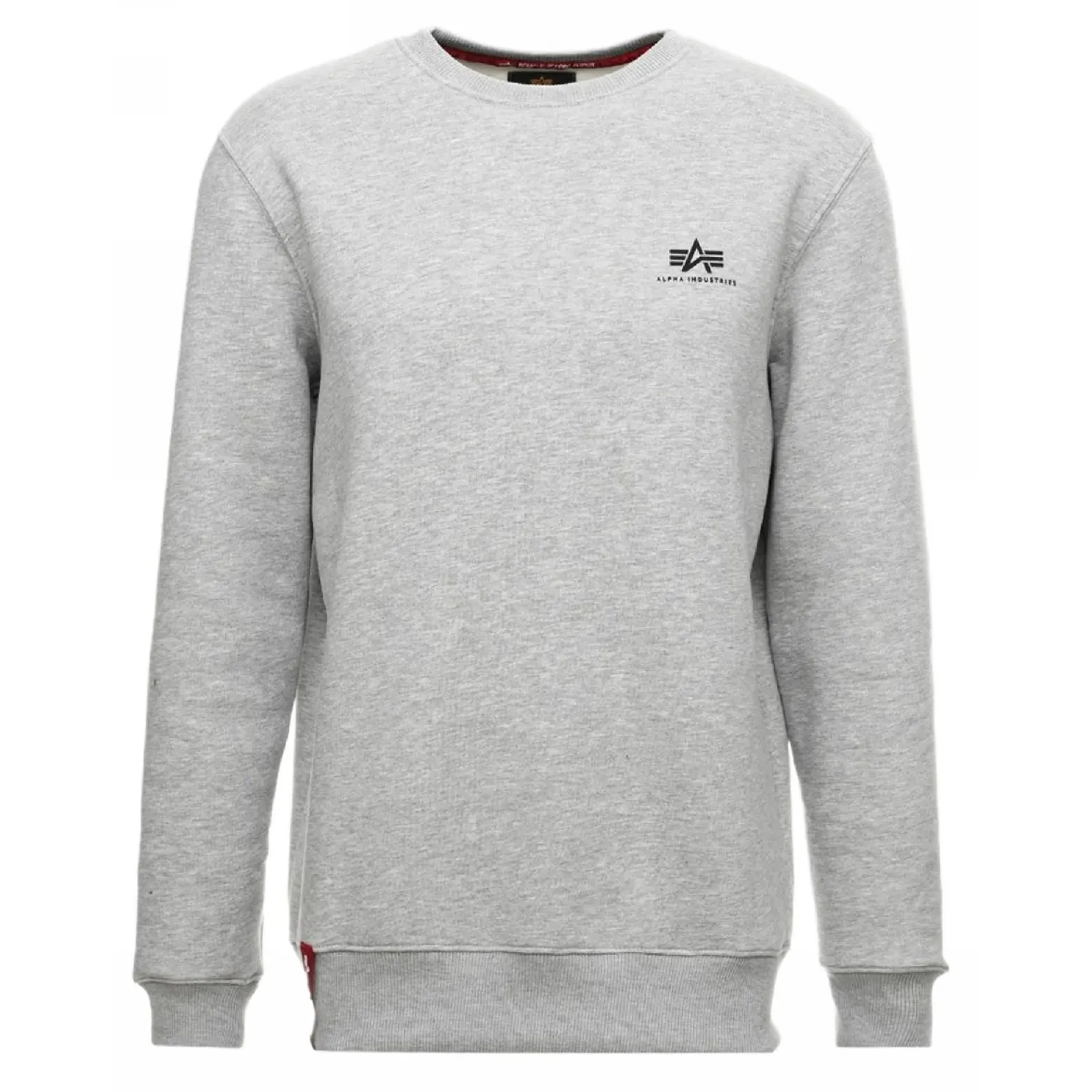 Bluza Alpha Industries Small Logo Basic 188307 17 - Szary Melanż  XXL
