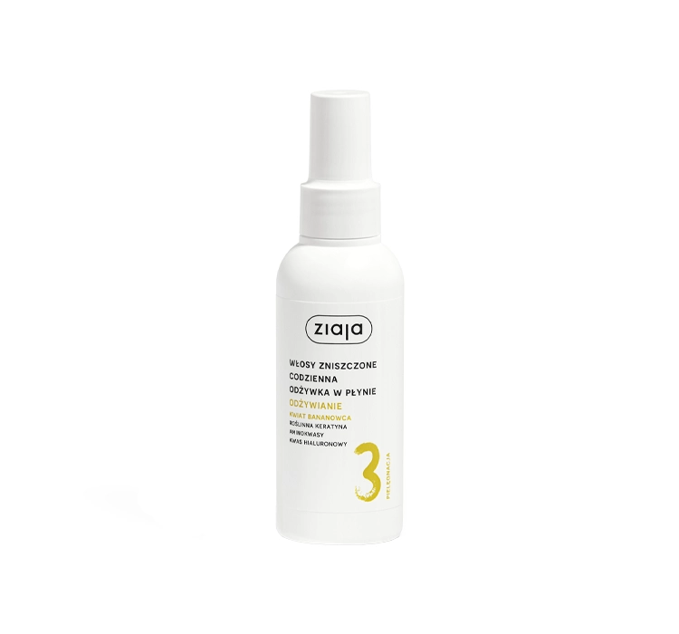 Ziaja Odżywianie Kwiat Bananowca odżywka do włosów w sprayu 125ml