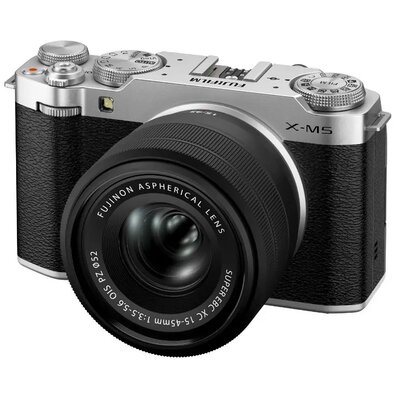 FUJIFILM X-M5 Srebrny + XC 15-45 OIS PZ