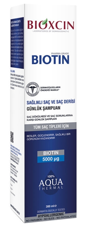 Bioxcin Aqua Szampon do włosów z biotyną i wodą termalną