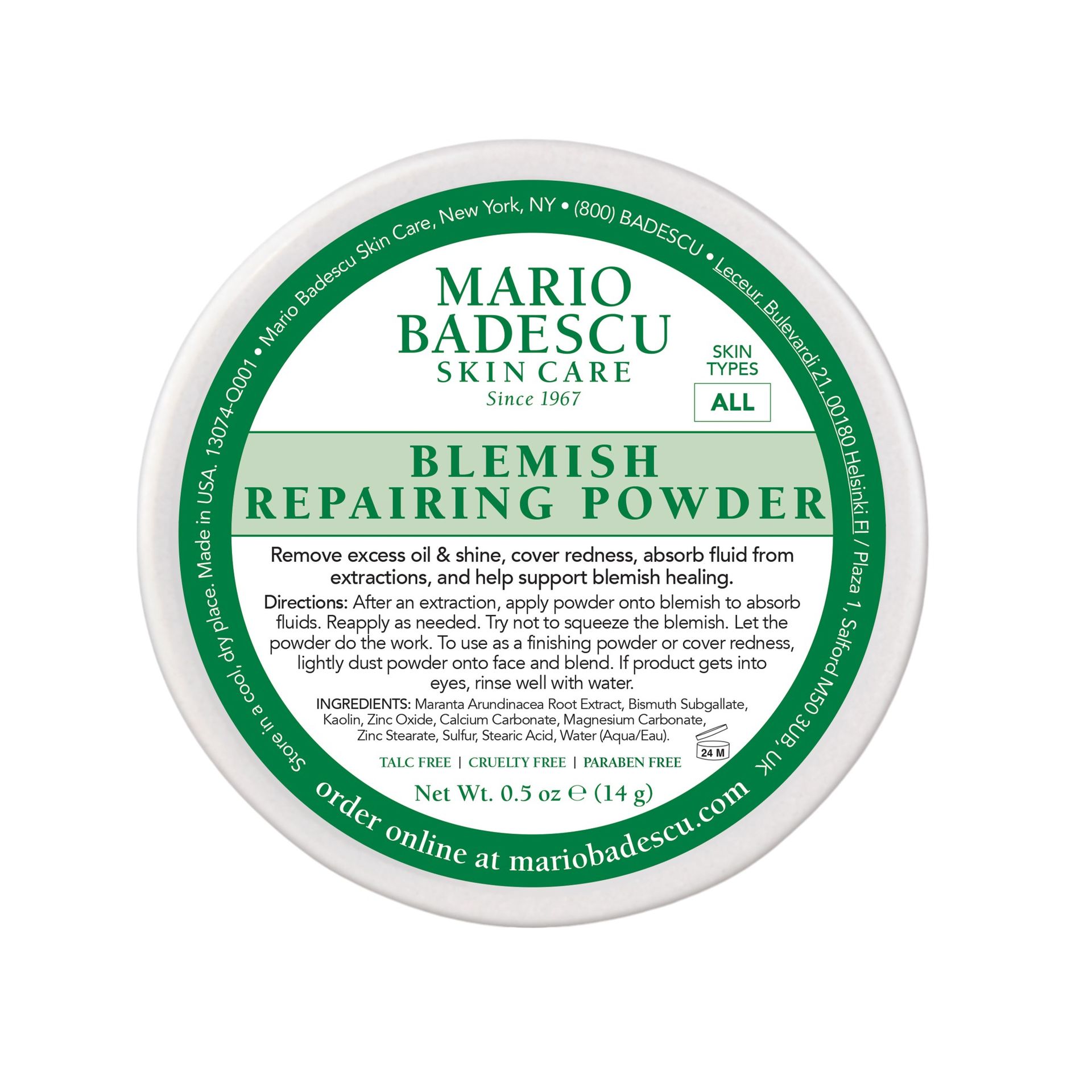 Mario Badescu Blemish Repairing Powder Puder przeciw niedoskonałościom skóry