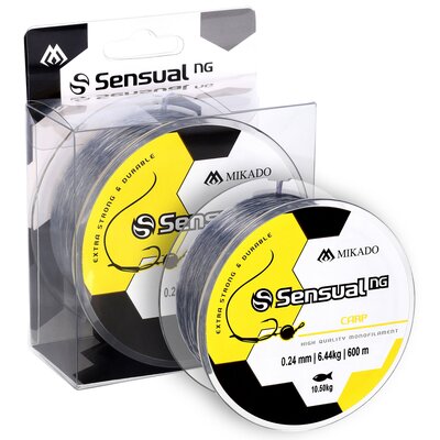 Żyłka MIKADO Sensual N.G Carp 0.28 mm / 600 m Transparentny