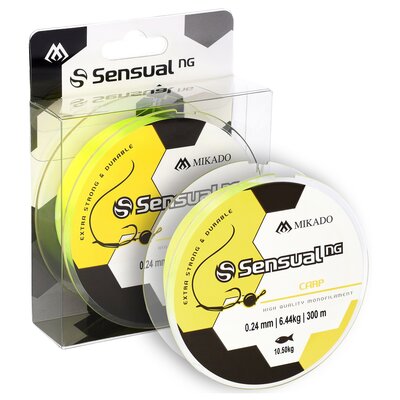 Żyłka MIKADO Sensual N.G Carp 0.28 mm / 300 m Żółty