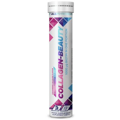 ALLNUTRITION Kolagen Beuty 20 tabletek truskawka