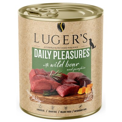 Karma dla psa LUGER'S Daily Pleasures z dzikiem i dynią 800 g