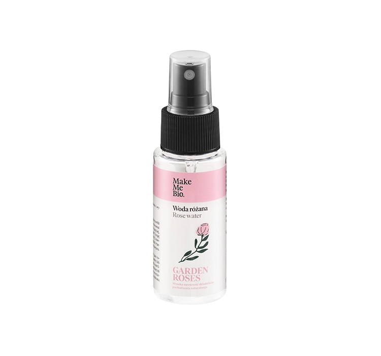 MAKE ME BIO GARDEN ROSES HYDROLAT WODA RÓŻANA W SZKLANEJ BUTELCE 50ML
