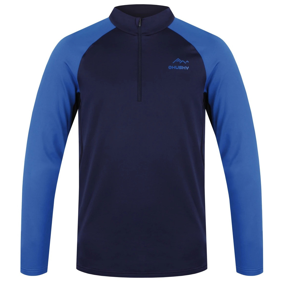 Męska koszulka Husky Tromi zip M Rozmiar: XL / Kolor: ciemnoniebieski