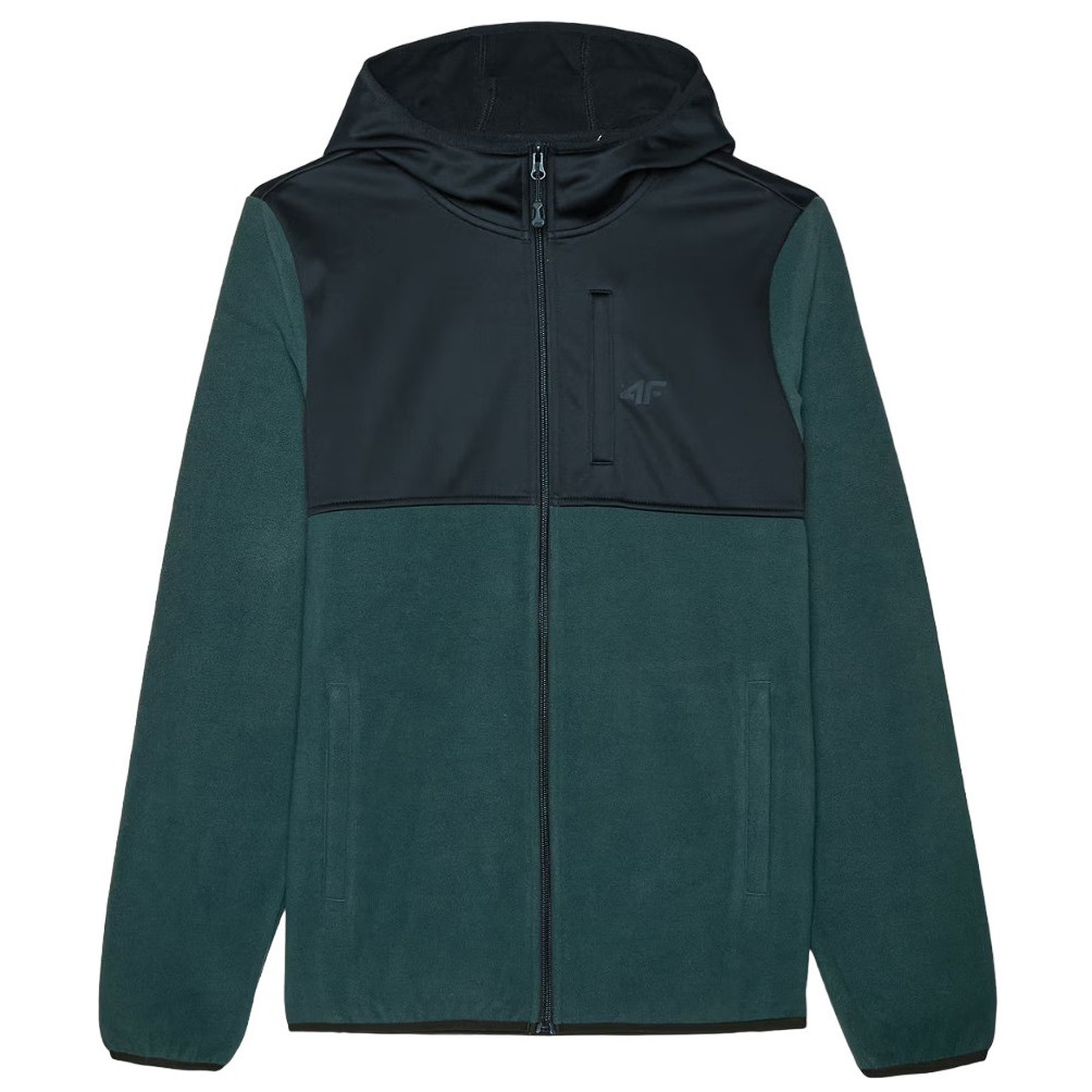 Męska bluza 4F Fleece M269 Rozmiar: M / Kolor: zielony/czarny