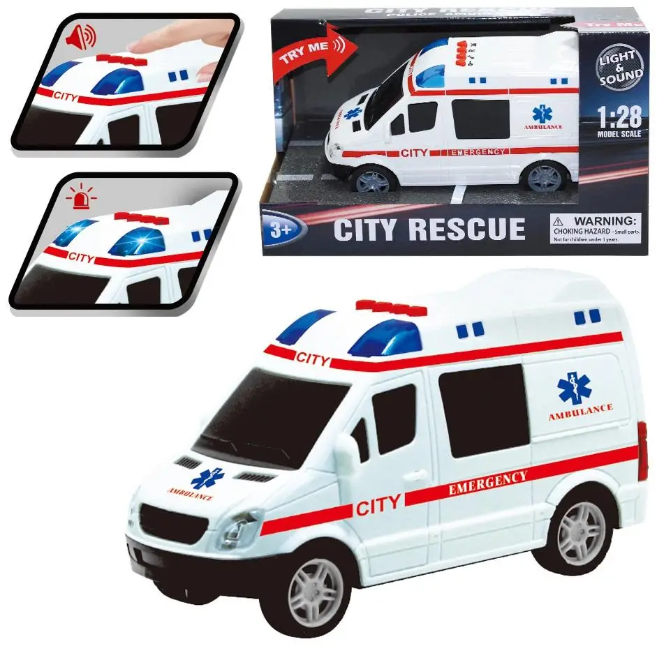 Ambulans ze światłem i dźwiekiem - Trifox