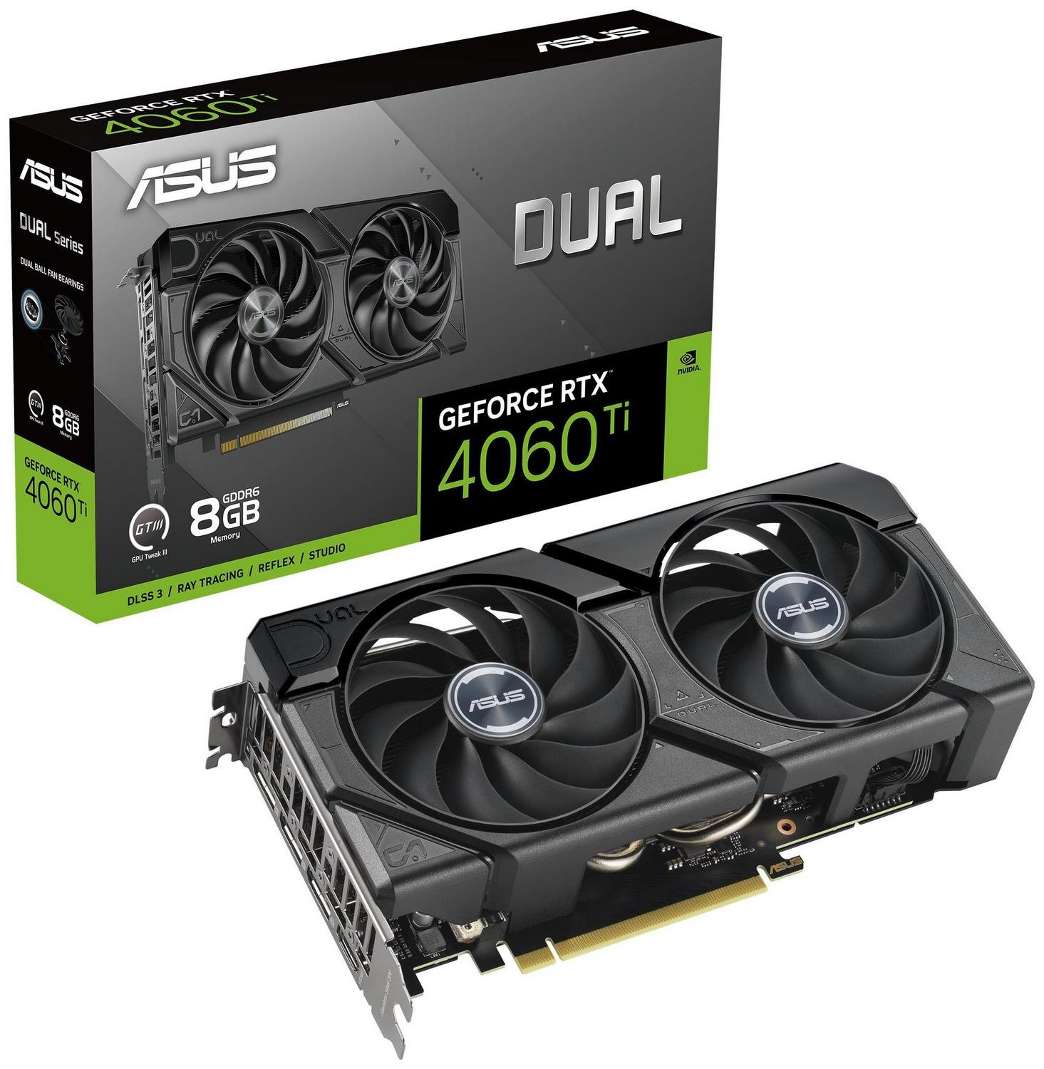ASUS GeForce RTX 4060 Ti DUAL 8GB EVO DLSS 3 DUAL-RTX4060TI-8G-EVO