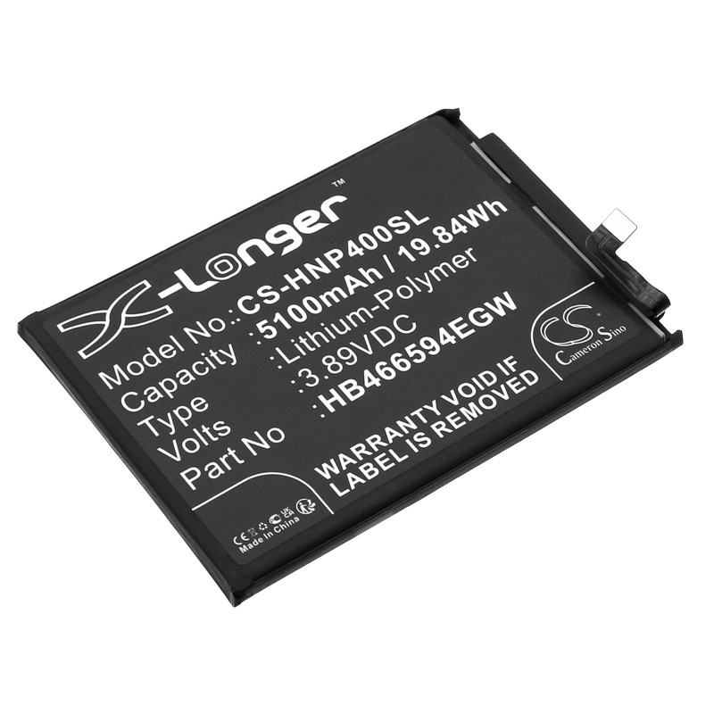 Honor Play 40 / HB466594EGW 5100mAh 19.84Wh Li-Polymer 3.89V (Cameron Sino)