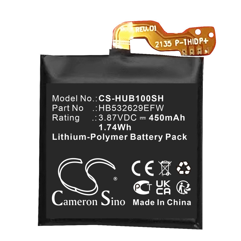 Huawei Watch GT 3 SE / HB532629EFW 450mAh 1.74Wh Li-Polymer 3.87V (Cameron Sino)