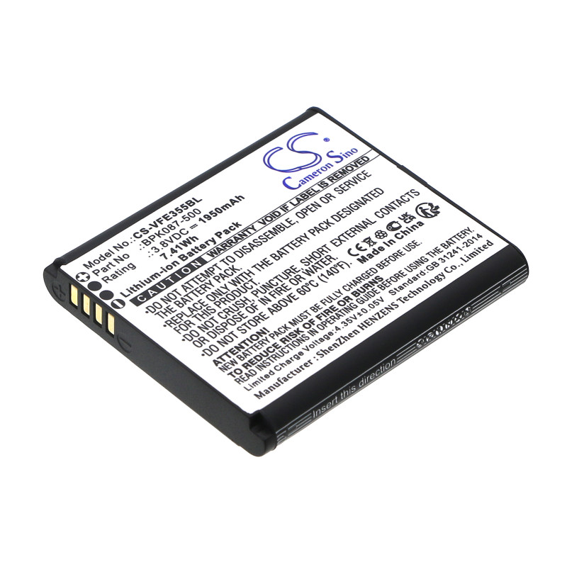 Verifone e355 / BPK087-500 1950mAh 7.41Wh Li-Ion 3.8V (Cameron Sino)