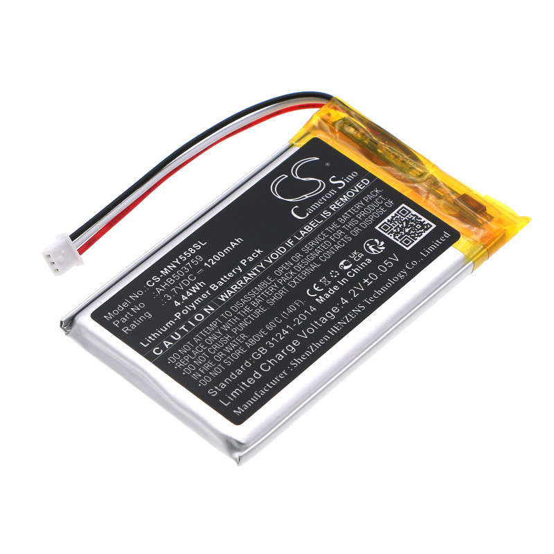 Moonybaby MB55810 / AHB503759 1200mAh 4.44Wh Li-Polymer 3.7V (Cameron Sino)