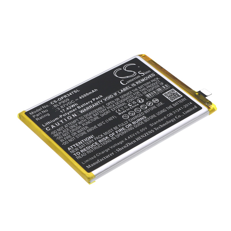 OPPO 9 5G 2022 / BLP909 4500mAh 17.42Wh Li-Polymer 3.87V (Cameron Sino)