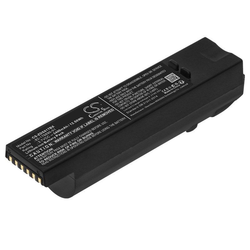 Zebra DS8100 / 82-176890-01 3400mAh 12.58Wh Li-Ion 3.7V (Cameron Sino)