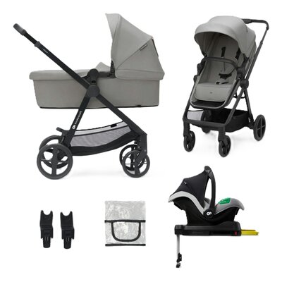 Wózek wielofunkcyjny KINDERKRAFT Newly 4w1 Mink Pro Szary