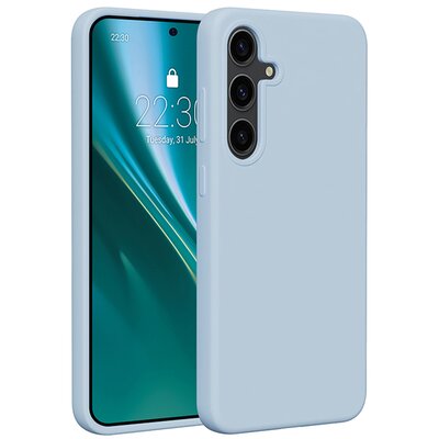 Etui ETTERI Silicone do Samsung Galaxy S24 Plus Jasnoniebieski