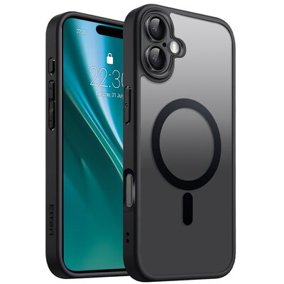 Etui ETTERI Matt Mag do Apple iPhone 16 Plus Czarny (matowy)