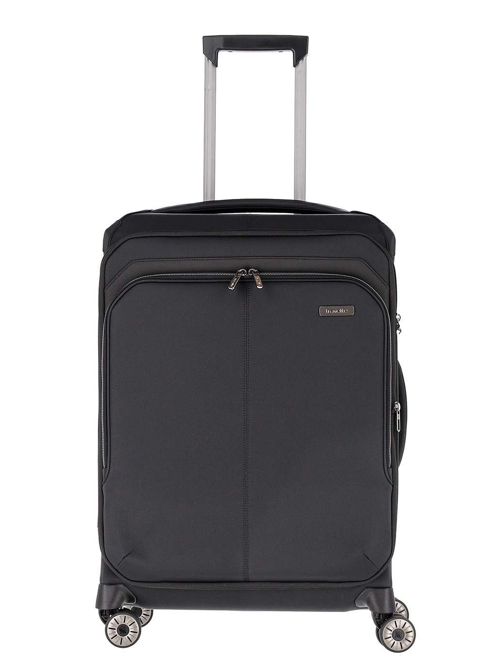 Walizka średnia poszerzana Travelite Priima - black