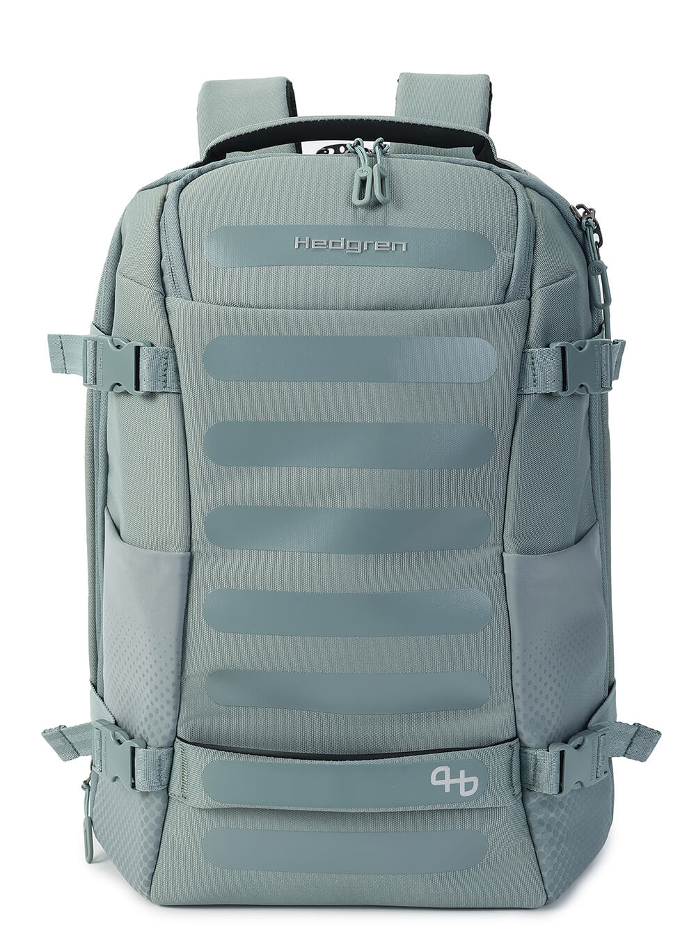 Plecak miejski Hedgren Trip M EXP Backpack - grey / green