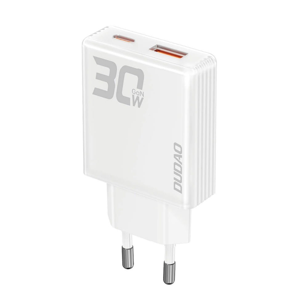 Ładowarka sieciowa Dudao A30EU - 2x USB - PD 30W GaN