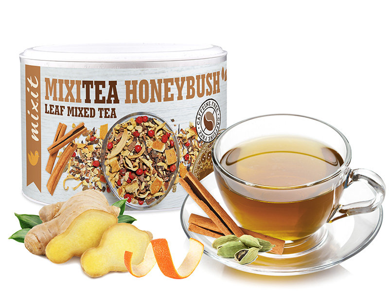 MixiTea Honeybrush z przyprawami & imbirem, 150g