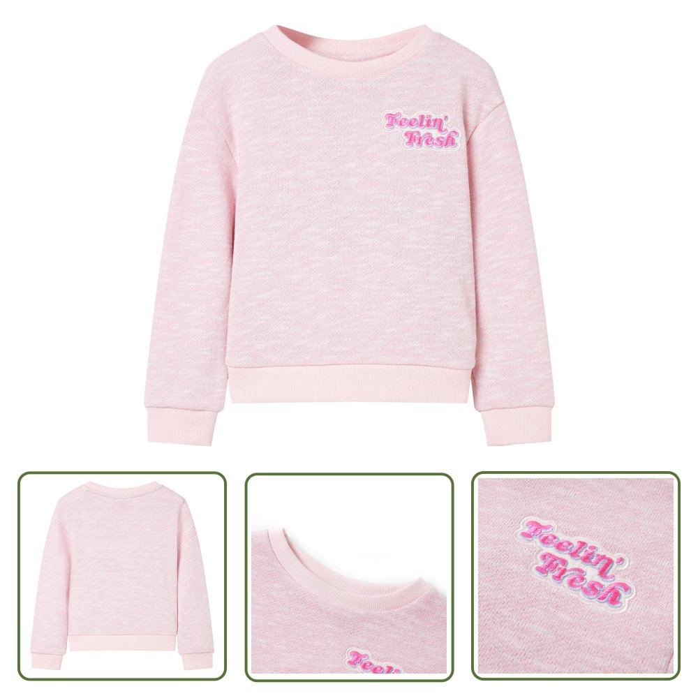 Bluza dziecięca - jasnoliliowa - 128 - Bluza Dla Dziecka