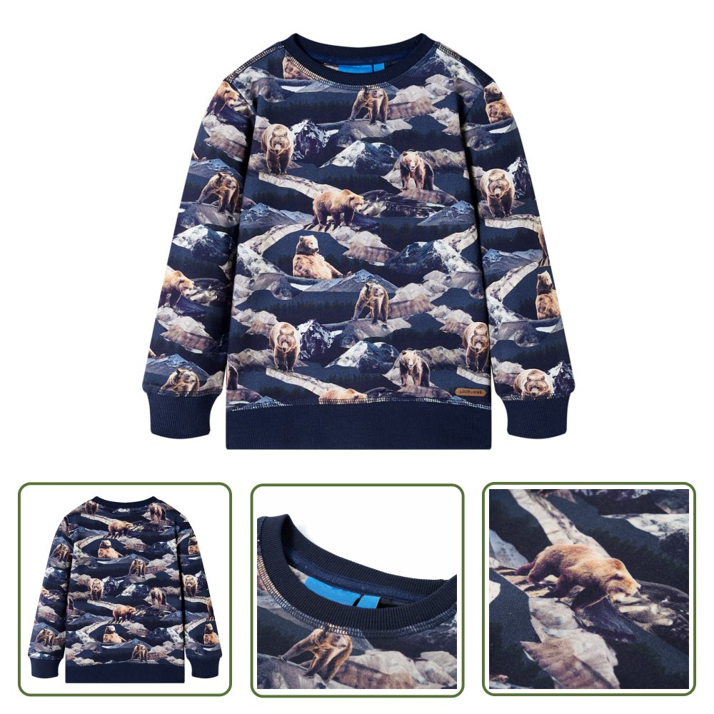 Bluza dziecięca - granatowa - 116 - Bluza Dla Dziecka