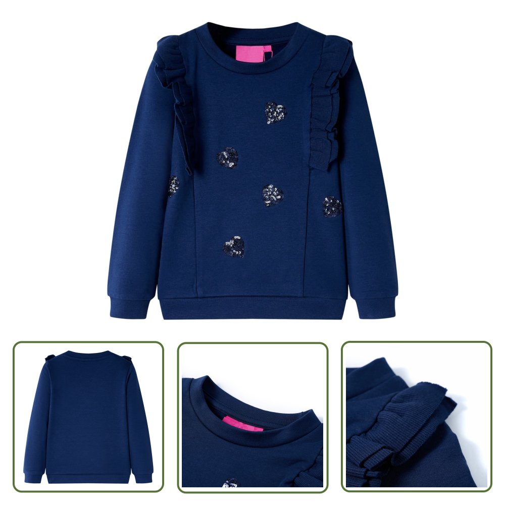 Bluza dziecięca - granatowa - 128 - Bluza Dla Dziecka