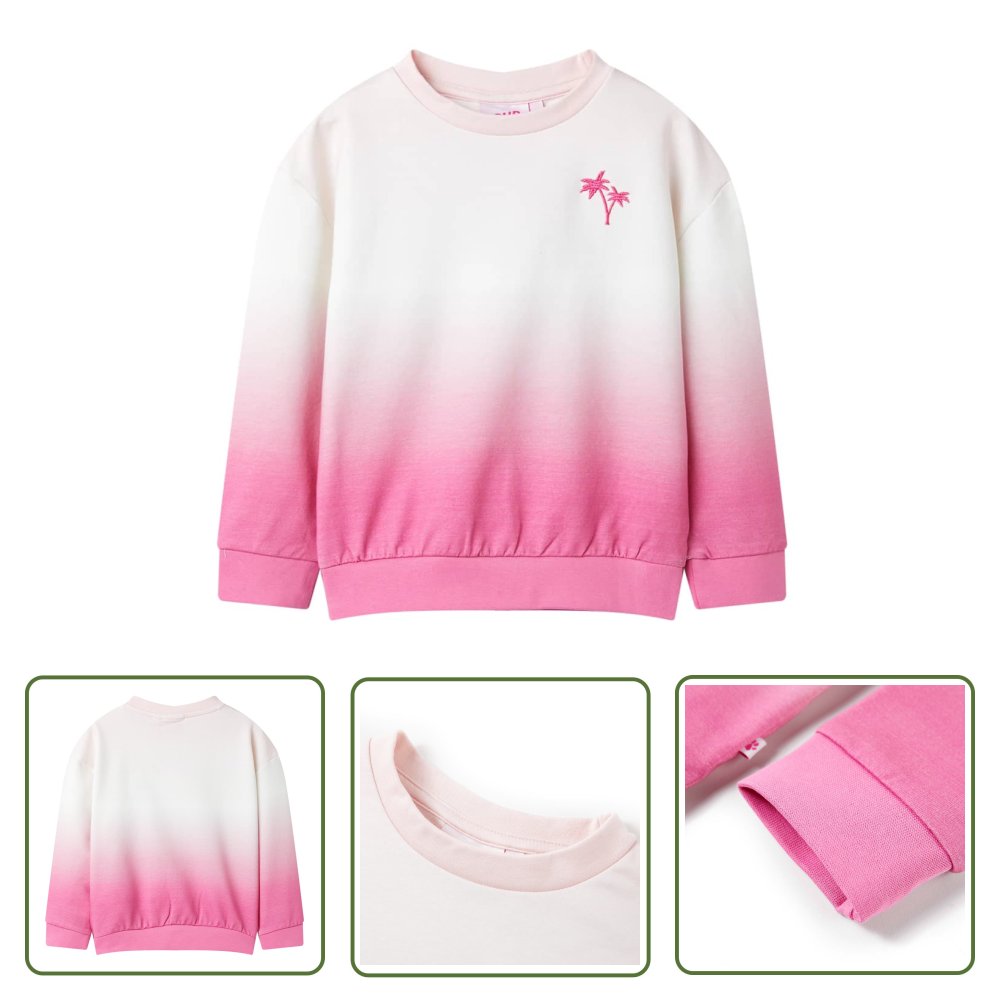 Bluza dziecięca - jasnoróżowa - 140 - Bluza Dla Dziecka