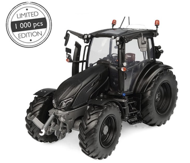 Metalowy model kolekcjonerski traktor Valtra G 135 Unlimited Czarny Mat Edycja Limitowana UH 1:32
