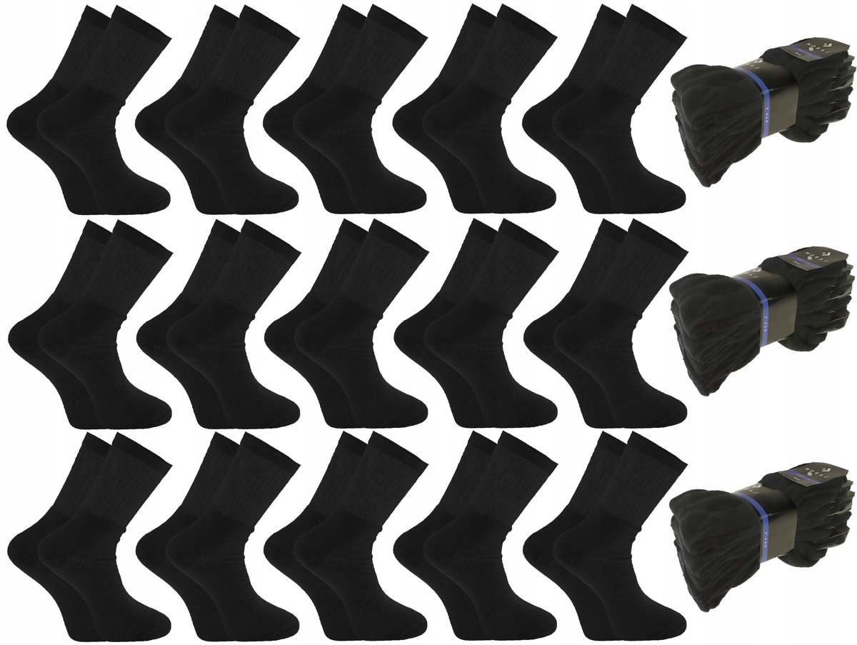 Moraj Skarpety Frotta 15 PAR Bawełniane Grube Ciepłe 43-45