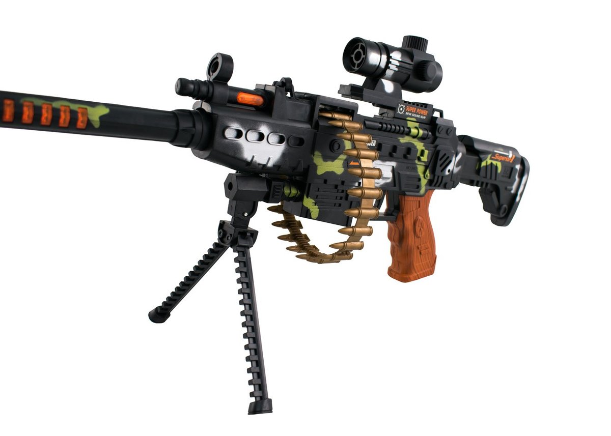 Moro karabi z laserem pistole zabawkowy światło dźwięk