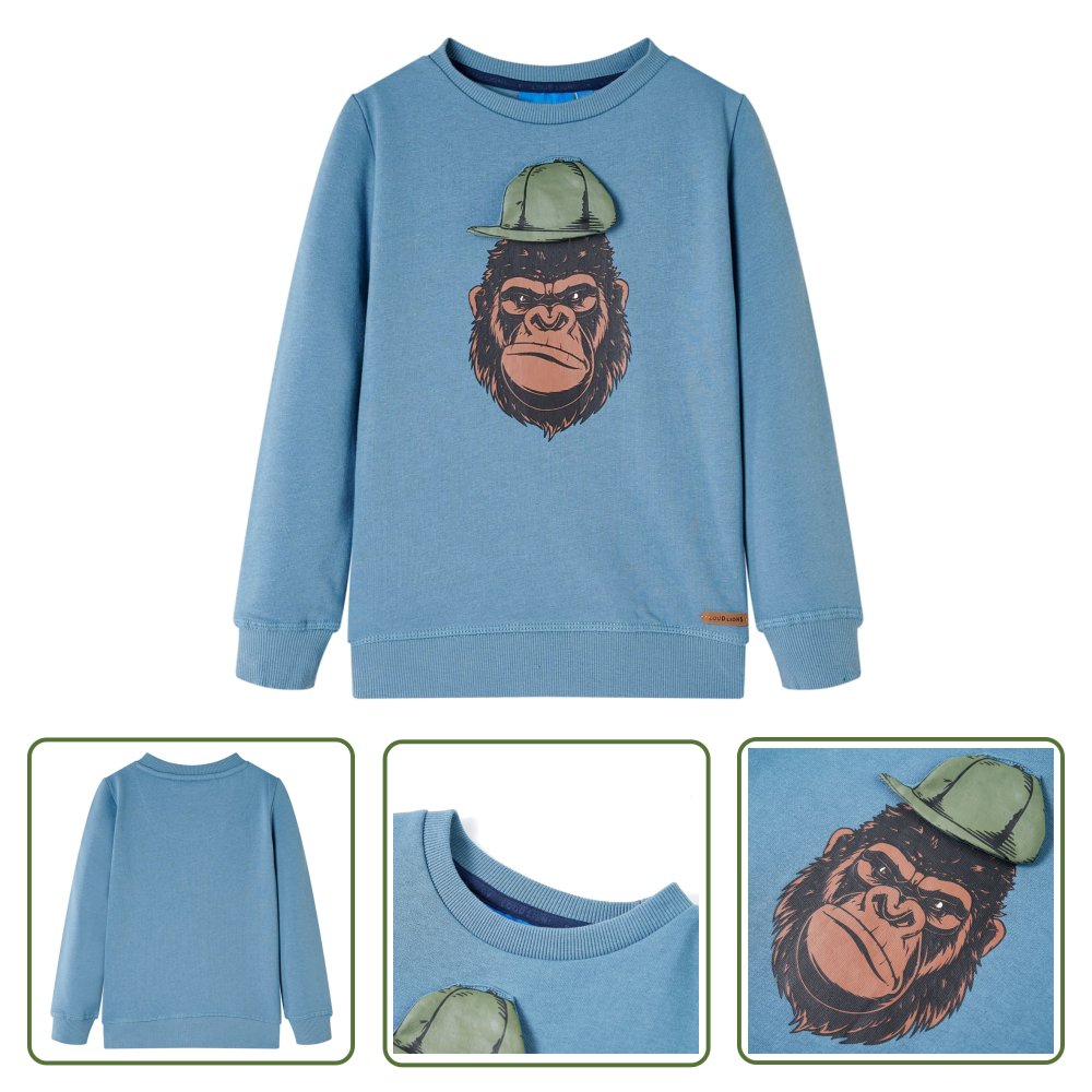 Bluza dziecięca - niebieska - 104 - Bluza Dla Dziecka