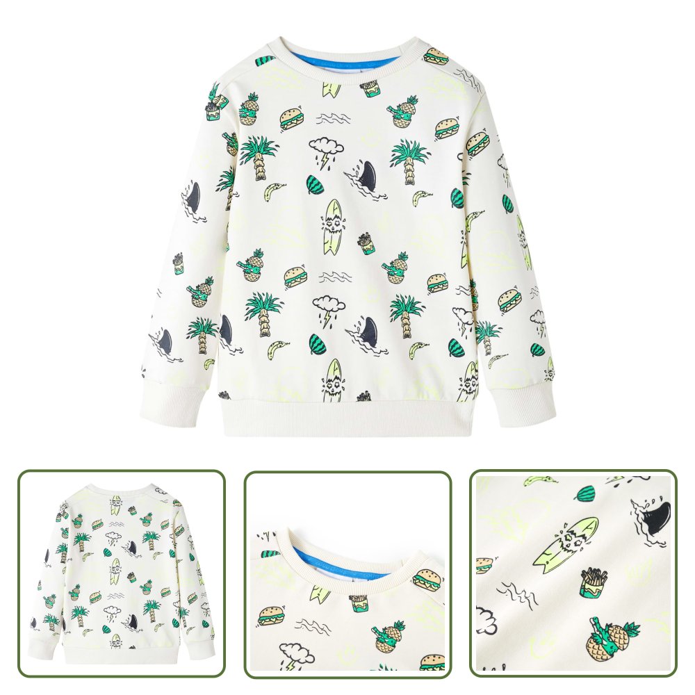 Bluza dziecięca - delikatne ecru - 116 - Bluza Dziecięca