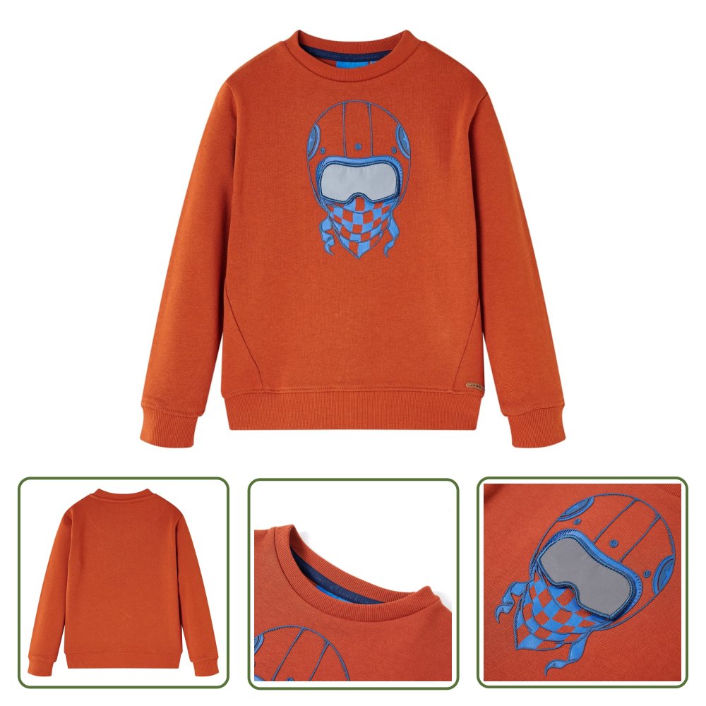Bluza dziecięca - jasnordzawa - 116 - Bluza Dla Dziecka