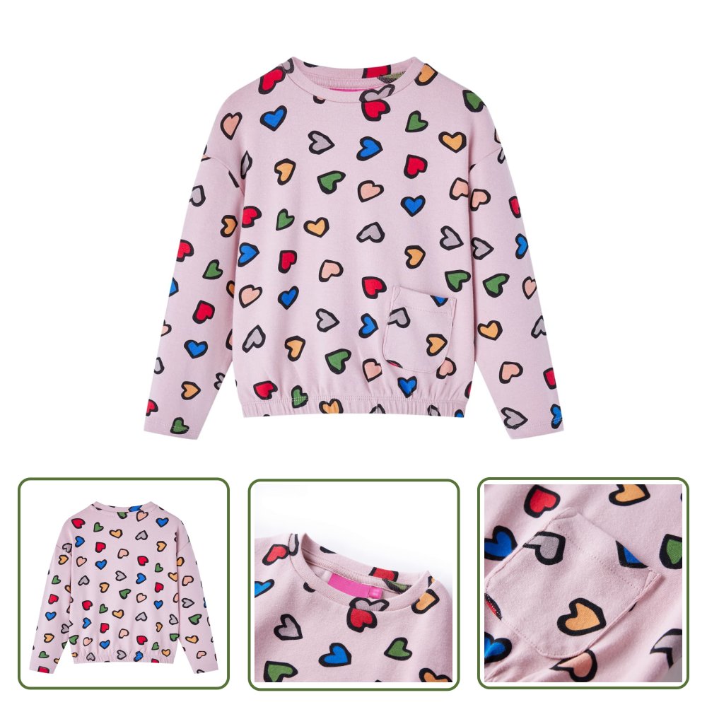Bluza dziecięca - różowa - 116 - Bluza Dla Dziecka