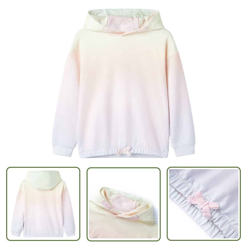 Bluza dziecięca - gwiezdna biel - 128 - Bluza Dziewczęca