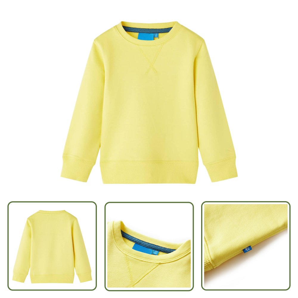Bluza dziecięca - jasnożółta - 116 - Bluza Dla Dziecka