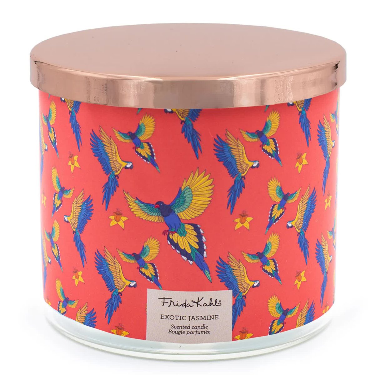 Świeca zapachowa w szkle 3 knoty Frida Kahlo 400 g - Exotic Jasmine
