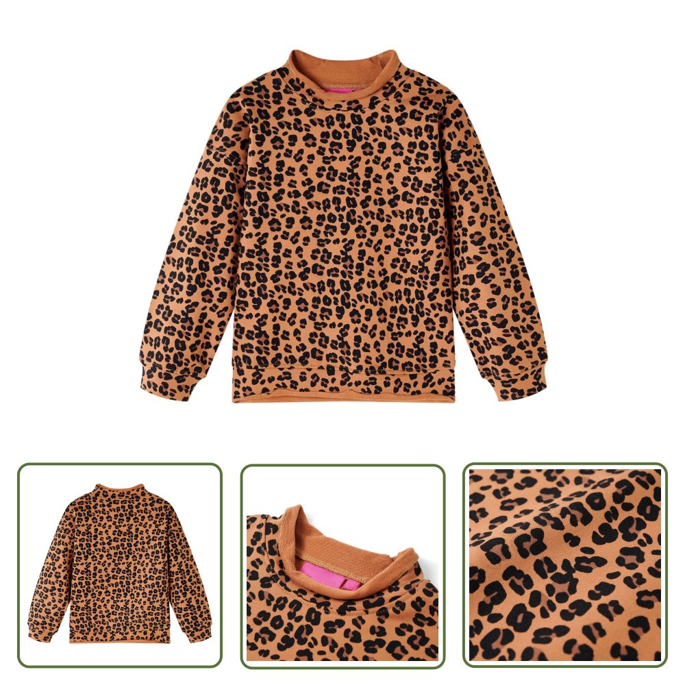 Bluza dziecięca - jasny koniak - 116 - Bluza Dziecięca