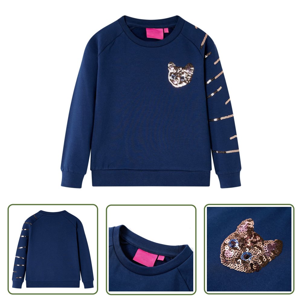 Bluza dziecięca - granatowa - 128 - Bluza Dla Dziecka