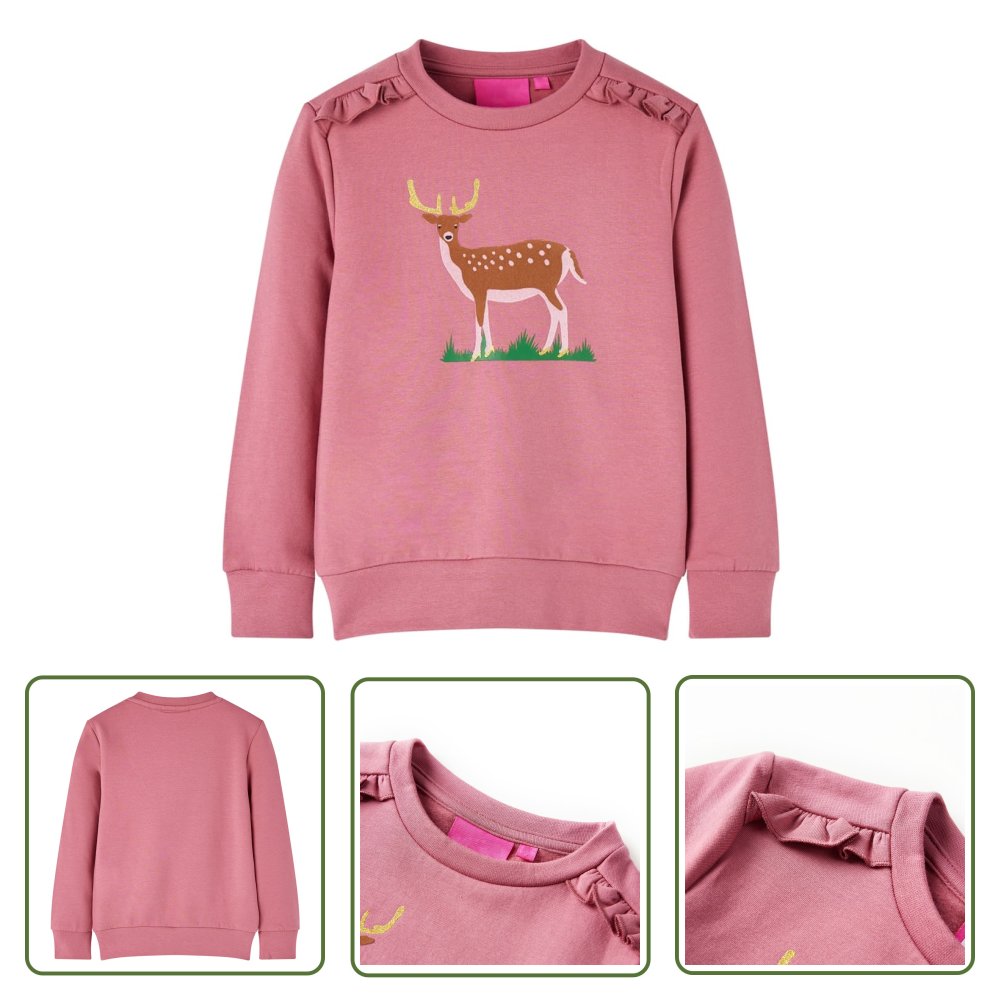 Bluza dziecięca - malinowa - 104 - Bluza Dziecięca