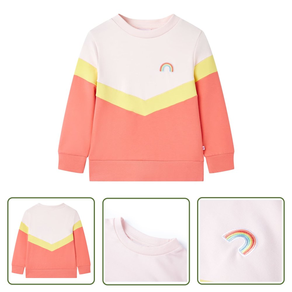 Bluza dziecięca - jasnoróżowa - 92 - Bluza Dla Dziecka