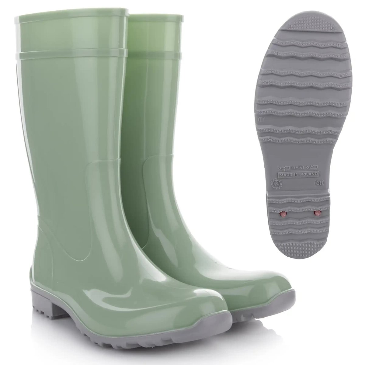 Kalosze damskie MOLTI IL697 miętowe 37
